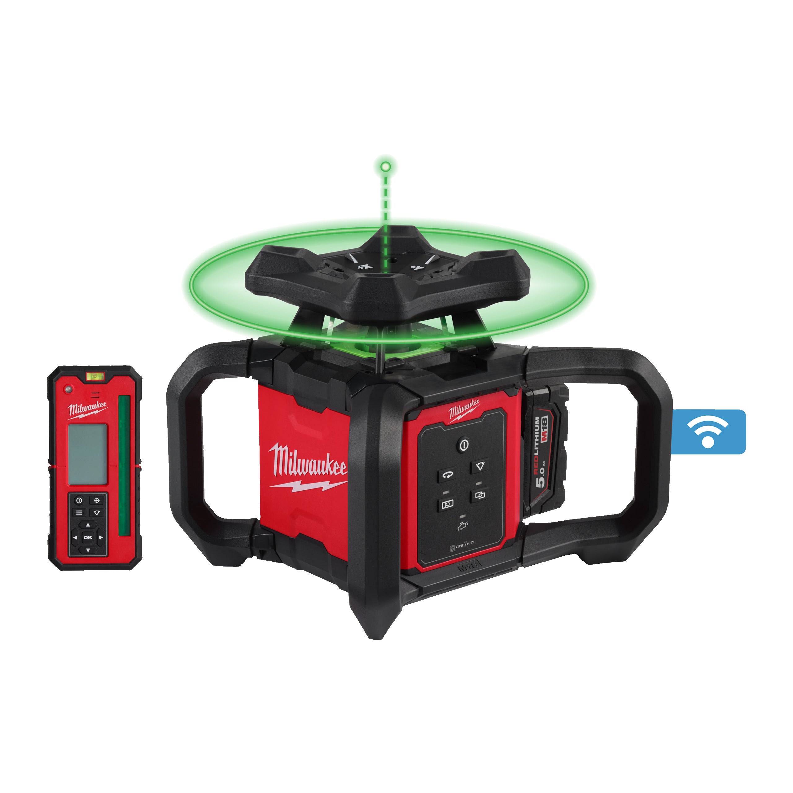 Milwaukee M18rlohvg300-501c nivelă laser rotativă orizontală M18™ 300 m cu one-key™ 4933493194