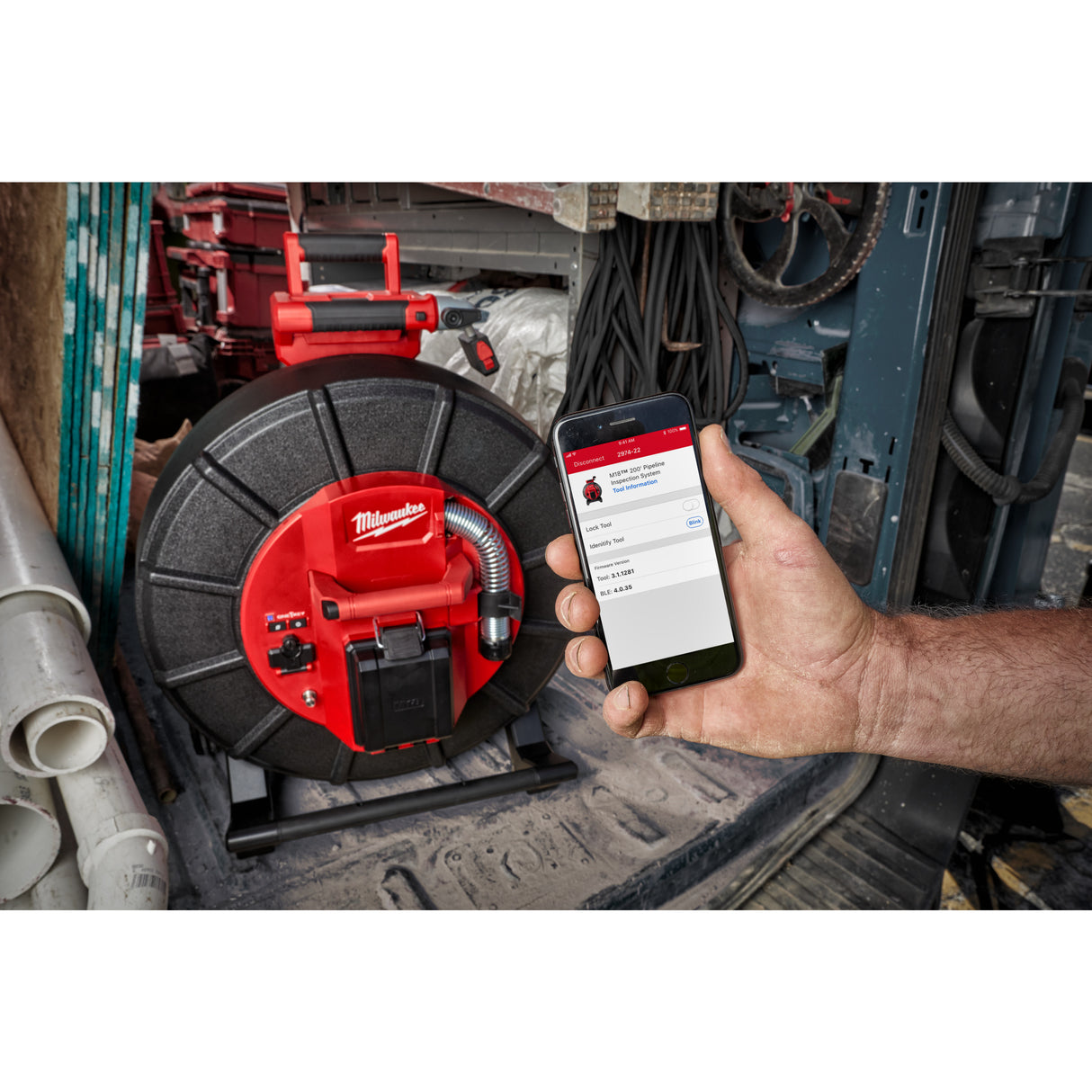 Milwaukee M18sic60schdr-0 cameră de inspecție canalizare M18™ 60 m, cap de cameră de 25 mm 4933493955