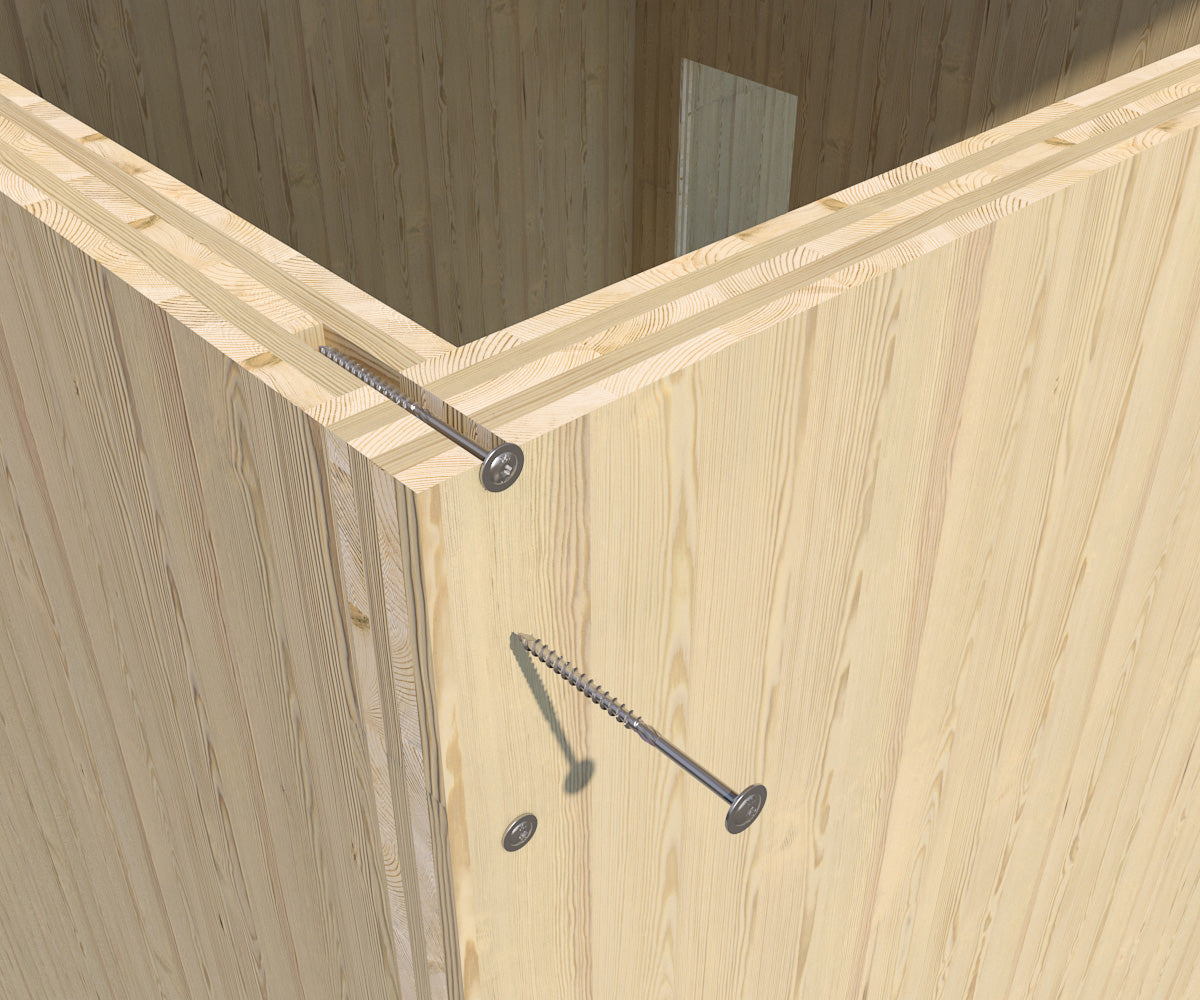 WKCP - Holzsurub cu cap plat TX