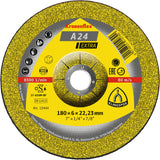 A 24 EX Discuri polizare, 180 x 6 x 22,23 mm cu centru depresat