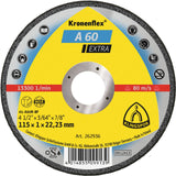 A 60 EX Discuri debitare, 115 x 1 x 22,23 mm Drept