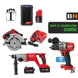 Pachet BN - M18 BLCS66-0 + M18 BLHACD26-402X + M18 ONEDD2-0X + Boxa M12 RCDAB și M12 B2 Cadou