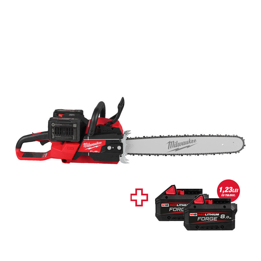 M18 F2CHS50 Fierăstrău cu lanț cu 2 acumulatori M18 FUEL™ 50 cm Milwaukee