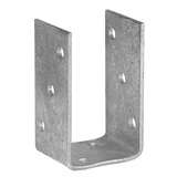 PSO 120 Suport stâlp tip U  ZNZ 121x120x60x4,0 galben galvanizat