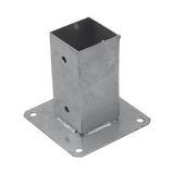 PSP 120 Suport stâlp cu fixare în șuruburi 121x200x2 mm