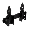 WOGO 120 Zăvor pentru poartă grădină 120x20 mm negru