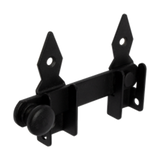 WOGO 120 Zăvor pentru poartă grădină 120x20 mm negru