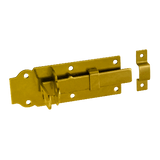 WZP 140  Zăvor poartă cu închidere lacăt, tijă dreaptă 140x55x5,0 mm